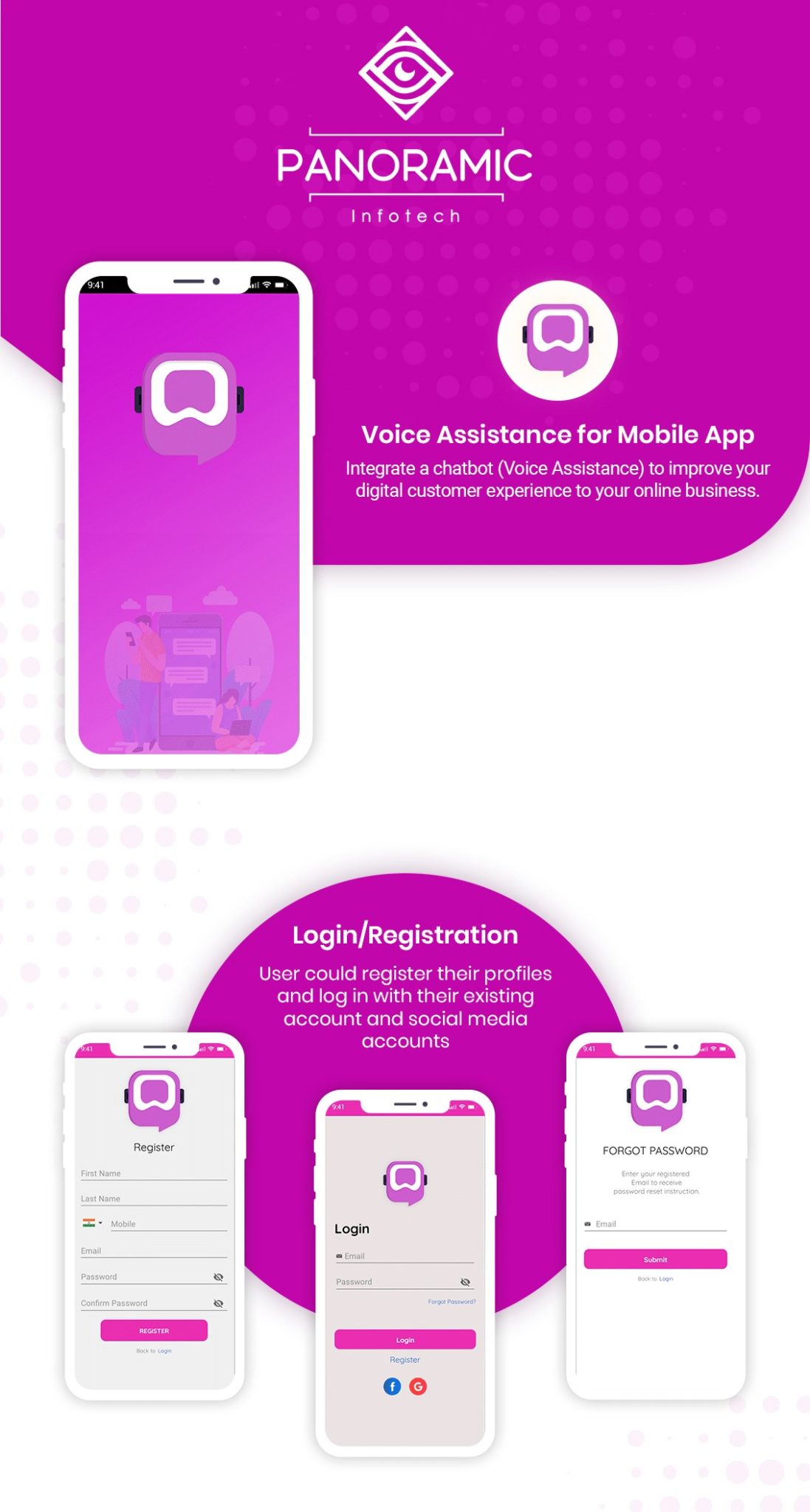 Voice Assistance For Mobile App - Panoramic Infotech